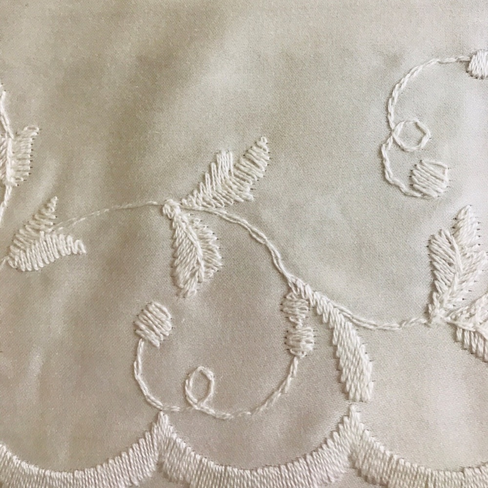 Darboux Embroidery King Pillowcases (pair), NWOT